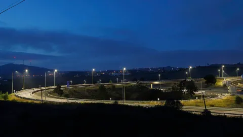 LED-es világítás Atlantic Motorways IZYLUM és Schréder EXEDRA